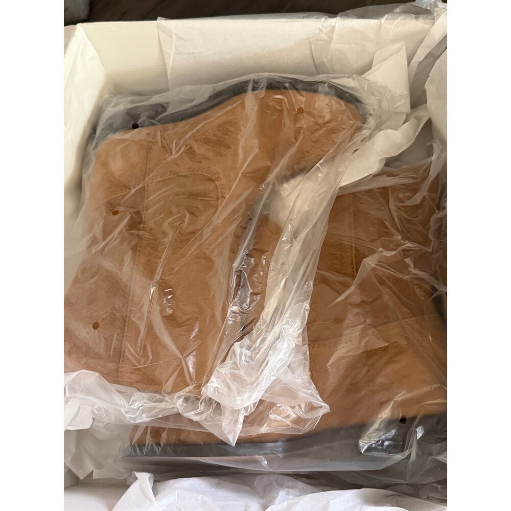 New Linea Paolo Tracy nutmeg cow suede boots size 5 - Picture 7 of 8